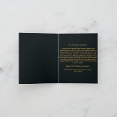 Witte bloemen en gouden 20e bruiloft Jubileum Kaart (Binnen)