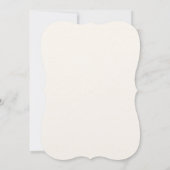 Witte Bloemen en Pampas Grass Bruiloft Boeket Save The Date (Achterkant)