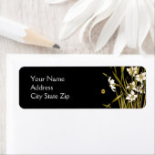 Witte bloemen etiket (Insitu)