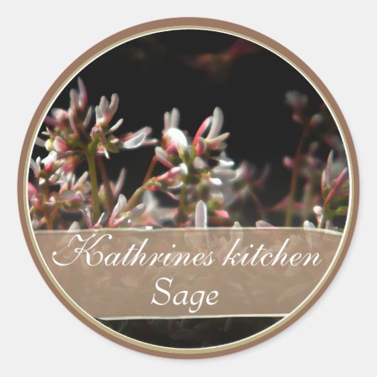 Witte Bloemen Jar Labels 2 (Voorkant)