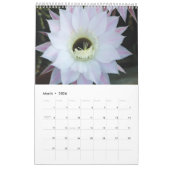 Witte Bloemen Kalender 2025 (Mar 2026)