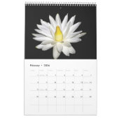Witte Bloemen Kalender 2025 (Feb 2026)