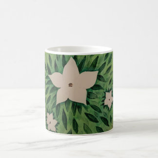 Witte Bloemen Koffiemok