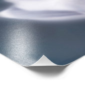 Witte bloemen mooi foto afdruk (Hoek)