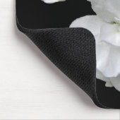 Witte bloemen muismat (Hoek)