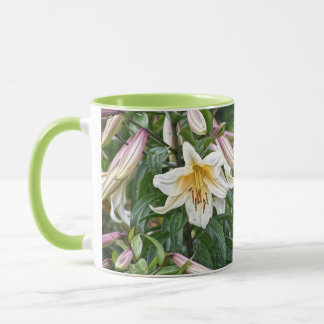 Witte Bloemenen Lelie Mok