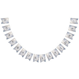 Witte Bloemrijke Bunting Vlag Vlaggetjes