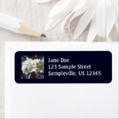 Witte bloesem II Lente bloei Etiket (Insitu)