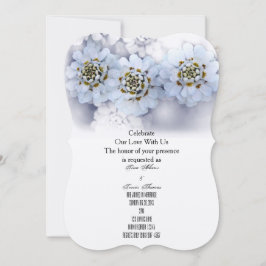 Witte Bloesem Partij Familie Vrienden Trouwgasten Kaart