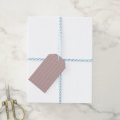Witte bloesems Abstract Cadeaulabel (Met Touw)