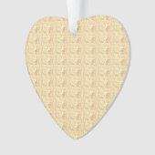 Witte Bloesems Abstracte Dankbaarheid Ornament (voorkant)