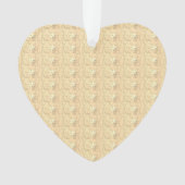 Witte Bloesems Abstracte Dankbaarheid Ornament (voorkant)