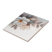 Witte Blush 3 D Bloem Tegeltje (Zijkant)