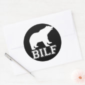 WITTE BOEF RONDE STICKER (Envelop)