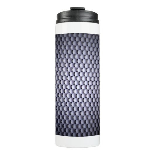 Witte bollen thermosbeker (Voorkant)