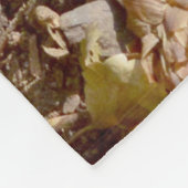 Witte Bont Meerkat, grote fleece deken. (Hoek)