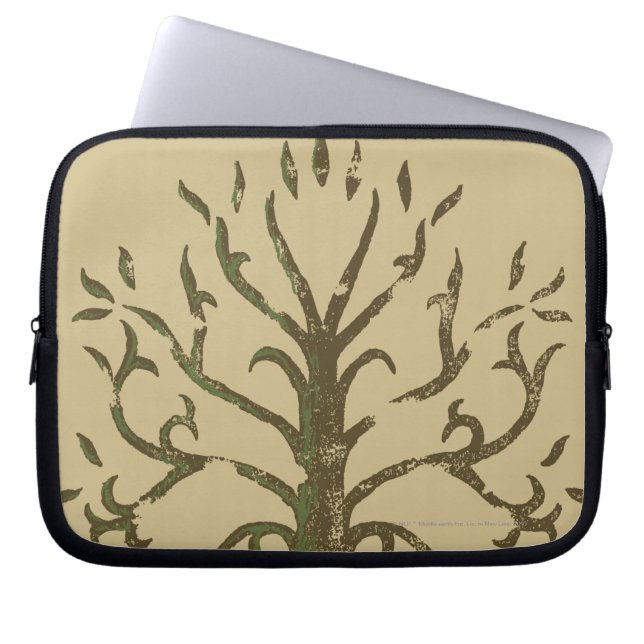 Witte boom van Gondor Laptop Sleeve (Voorkant)