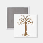 Witte boom van Gondor Magneet (Voorkant / Achterkant)