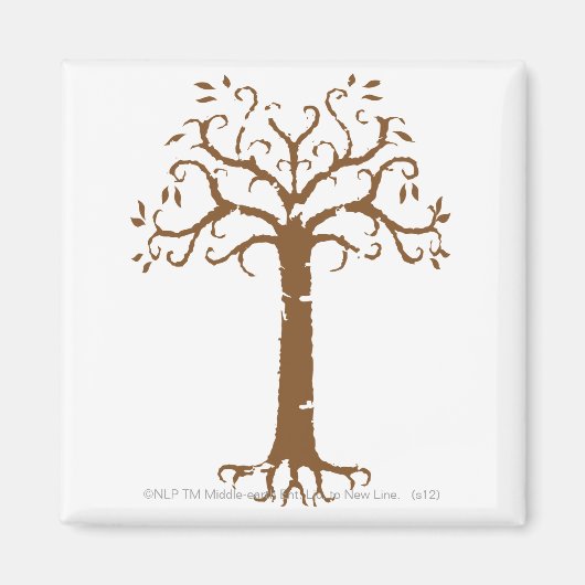 Witte boom van Gondor Magneet (Voorkant)