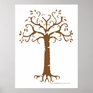 Witte boom van Gondor Poster
