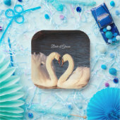 Witte Bord van swans-papier (Feest)