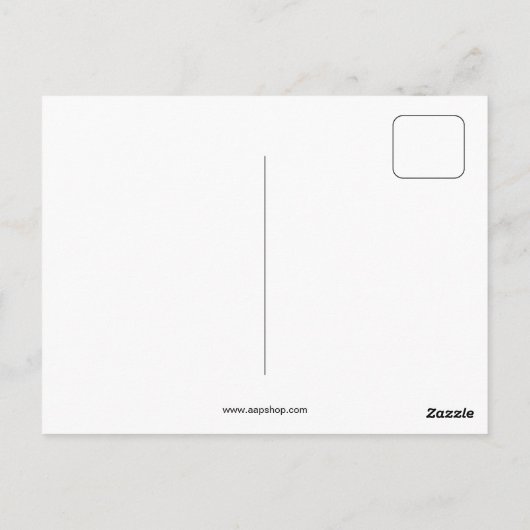 witte bordeaux wijn adverteren briefkaart (Achterkant)