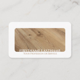 Witte border boom hout interieur elegant visitekaartje