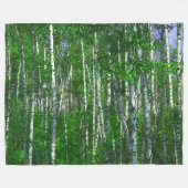 WITTE BOS FLEECE DEKEN (Voorkant (Horizontaal))