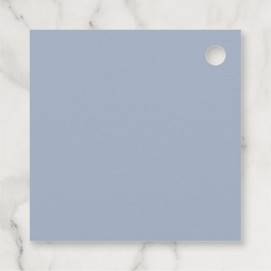 Witte Botanicals Dusty Blue Dank u Bedankjes Labels (Achterkant)