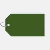 Witte Botanicals Groen Dank u Cadeaulabel (Achterkant Horizontaal)