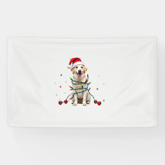 Witte Boxer Hond Lelijke Kerst Sweater Grappige Ke Spandoek