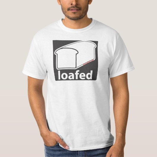 Witte brood t-shirt (Voorkant)
