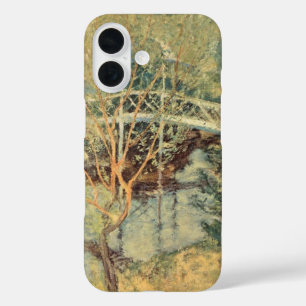 Witte brug door Tarreman, impressionisme iPhone 16 Hoesje
