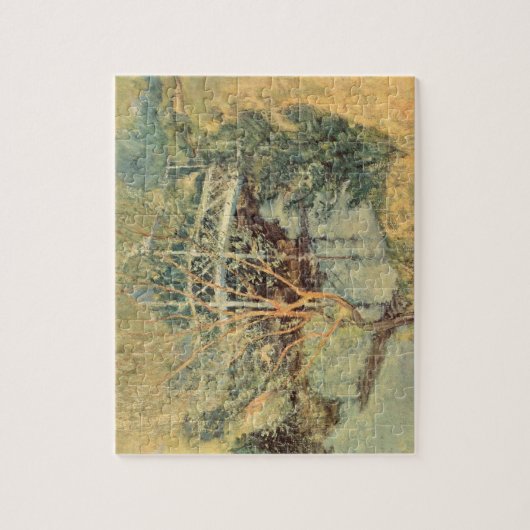 Witte brug door Tarreman, impressionisme Legpuzzel (Verticaal)