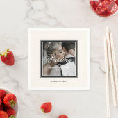 Witte bruidsluiers servet (Insitu)