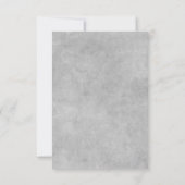 Witte Bruiloft Kaart (Achterkant)