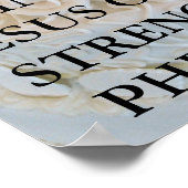 Witte bruiloft poster (Hoek)