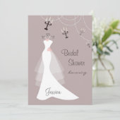 Witte bruinkuip, Candelabra Vrijgezellenfeest Kaart (Staand voorkant)