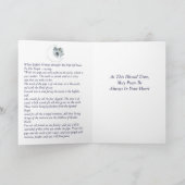 Witte Buffalo Blessing Kaart (Binnen)