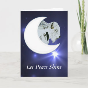 Witte Buffalo Blessing Kaart