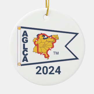 Witte Burgee (2024) Keramisch Ornament