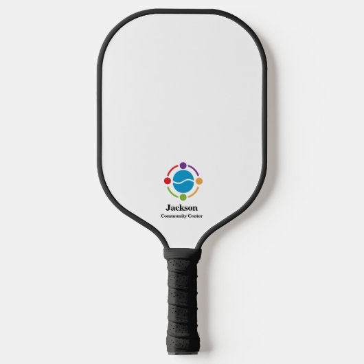 Witte Business Pickleball Paddle (Voorkant)