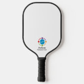 Witte Business Pickleball Paddle (Achterkant)