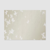 Witte Butterflies Tissuepapier (Voorkant)