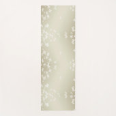 Witte Butterflies Yogamat (Voorkant)