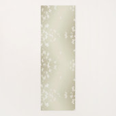 Witte Butterflies Yogamat (Achterkant)
