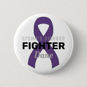 Witte Button van de ziekte van Crohn