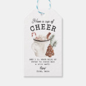 Witte Cacaoliefde Cadeaulabel (Voorkant)