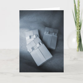 Witte Cadeaus Feestdagen Kaart