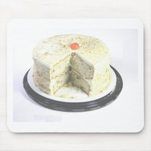 Witte Cake Muismat (Voorkant)